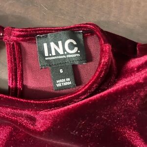INC International Concepts Kids Formal Dress - Red Velvet